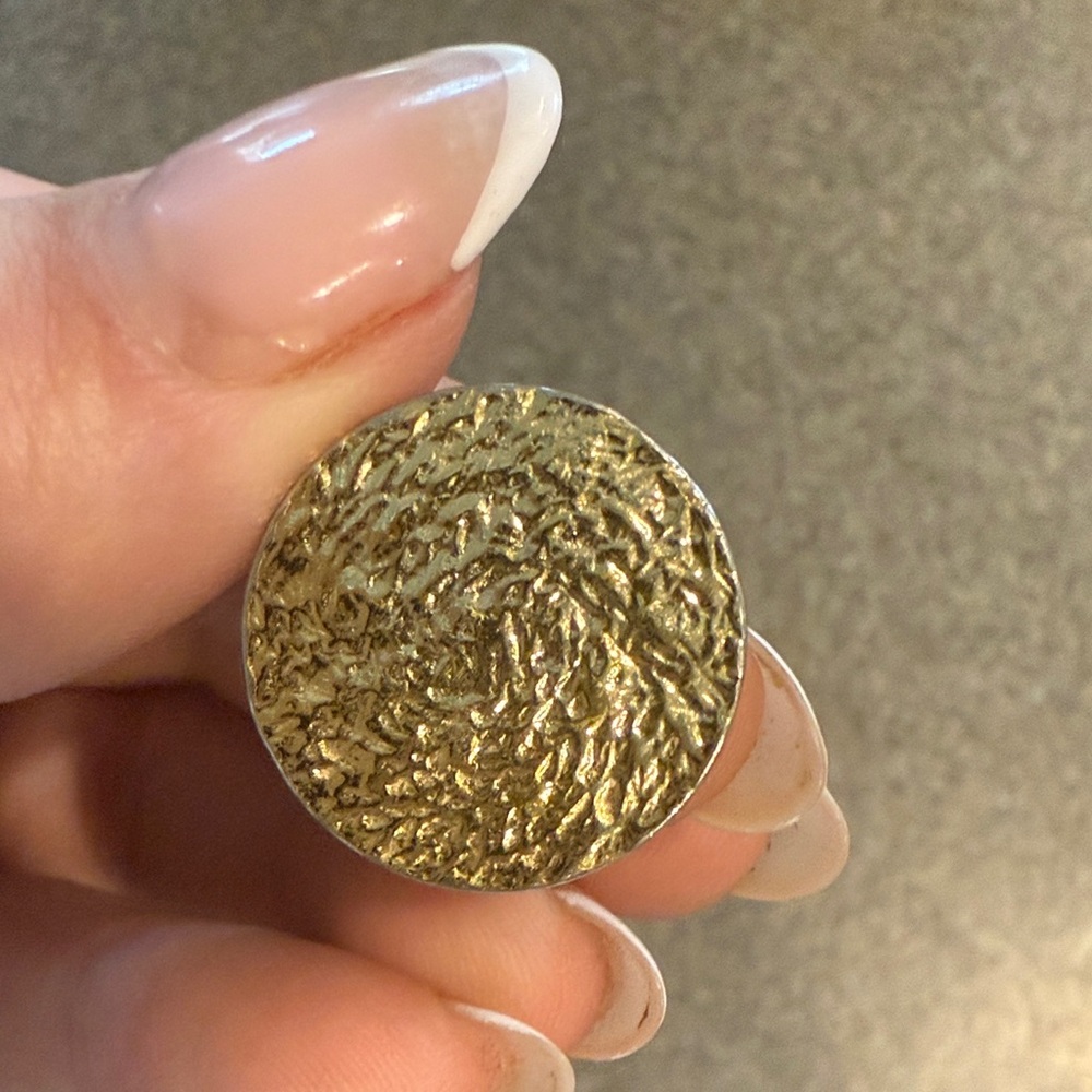 Gorjana Gold Textured Statement Ring - image 5